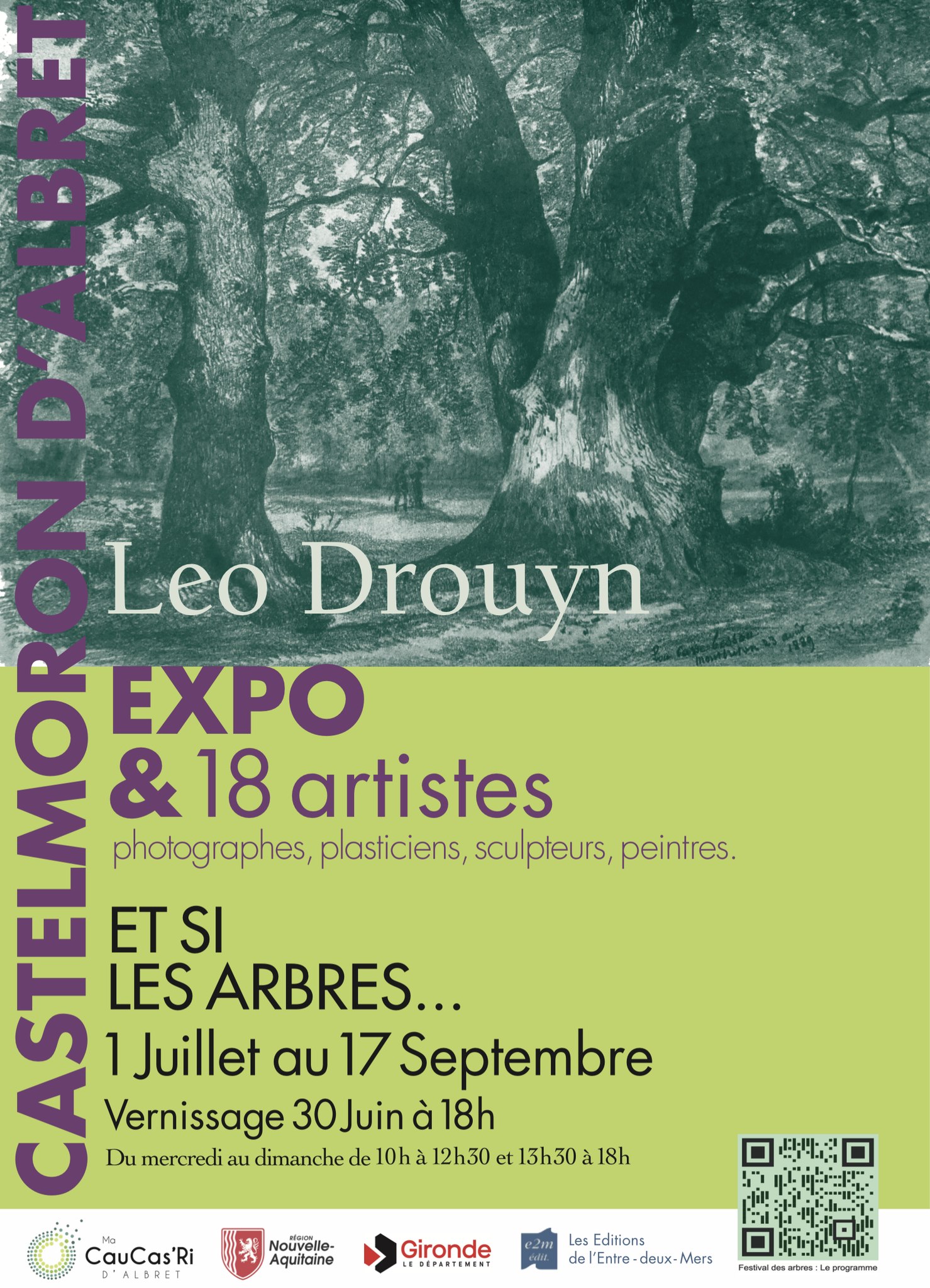 Exposition Léo Drouyn et artistes contemporains à Castelmoron d’Albret !